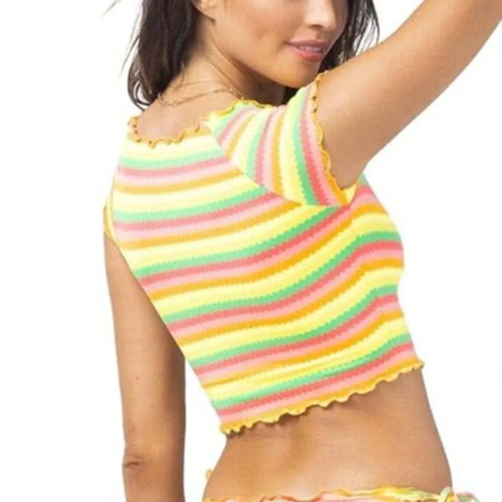 L*Space Under the Sun Wildflower Top NWOT Size Large - Picture 2 of 7